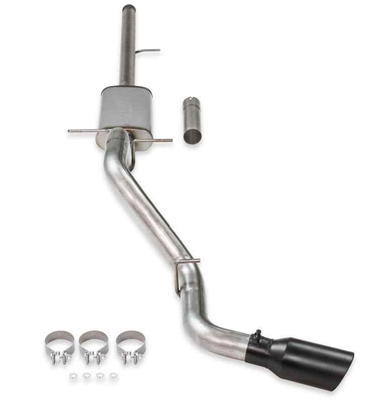 Chevrolet Silverado 1500 Performance Exhaust - Rear - Flowmaster - Cat Back, Flow FX, Single Rear Exit - Black - `14-`18