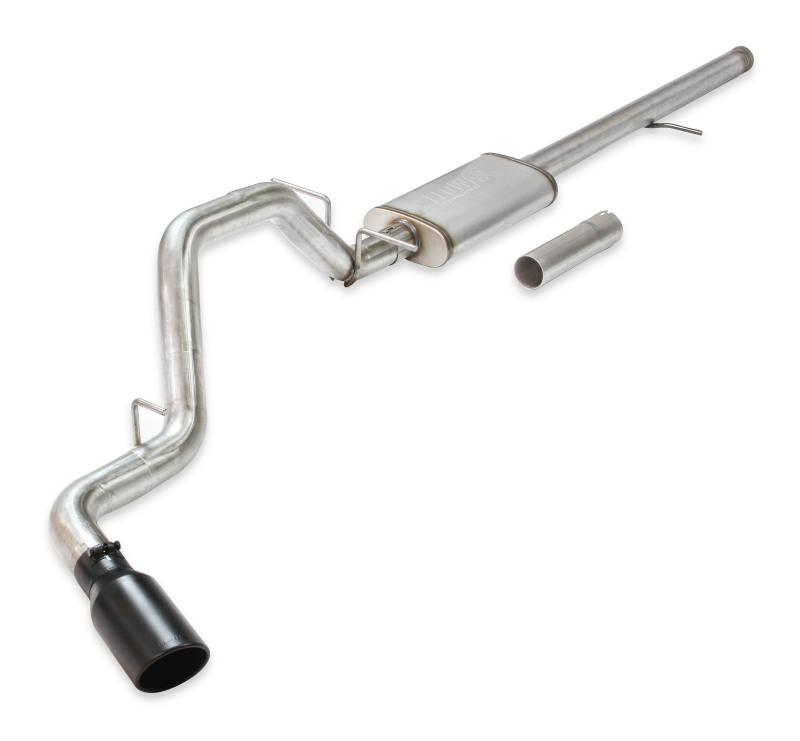 Chevrolet Silverado 1500 Performance Exhaust - Rear - Flowmaster - Cat Back, Flow FX, Single Rear Exit - Black - `14-`18