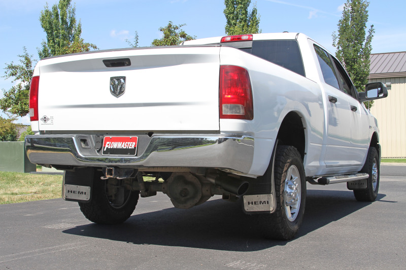 Dodge Ram 3500 Performance Exhaust - Flowmaster - FlowFX Cat-Back, Single Exit - Black - `03-`12