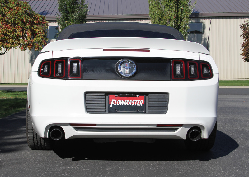 Ford Mustang Performance Exhaust - Dual Out Rear Exit - Flowmaster - Flow FX Axle-Back - Black - `11-`14
