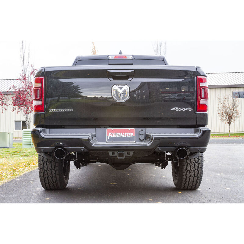 RAM 1500 Performance Exhaust - Flowmaster - Cat Back, Flow FX - Black Ceramic Coated - `19-`24