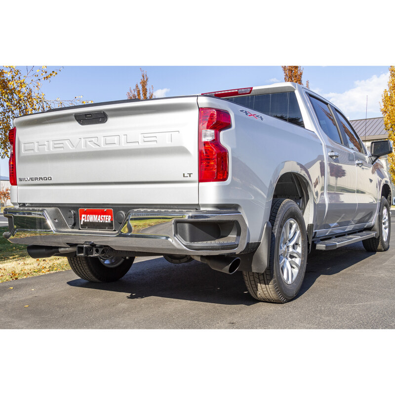 Chevrolet Silverado 1500 Performance Exhaust - Flowmaster - Flow FX Cat-Back - Black - `19-`26