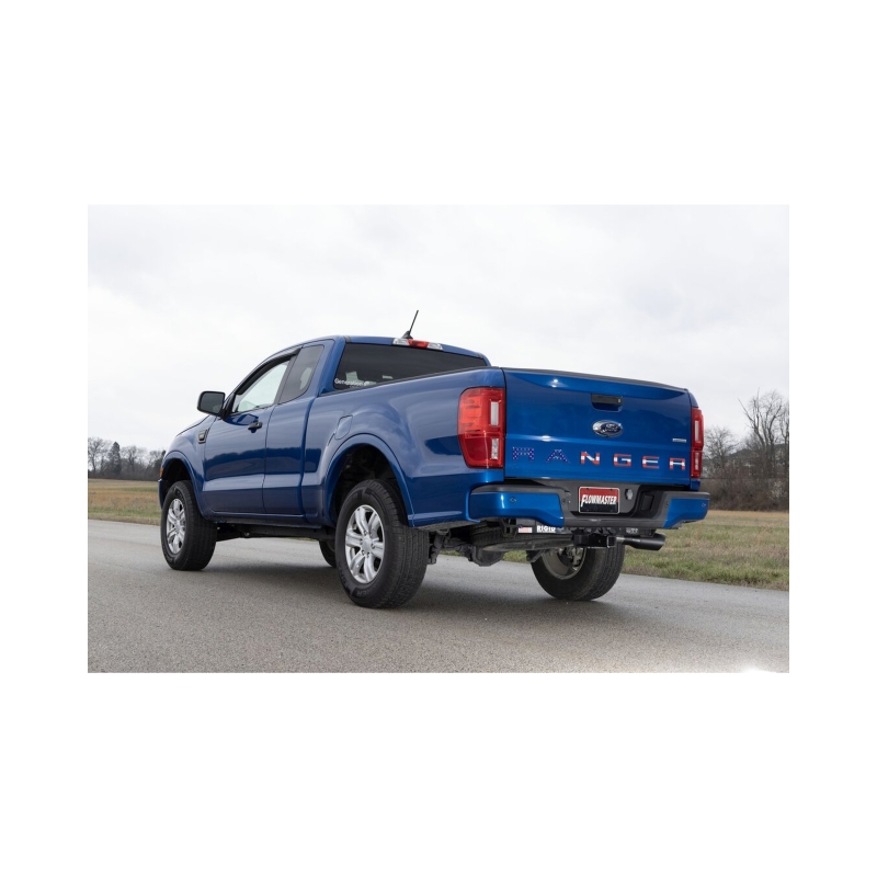 Ford Ranger Performance Exhaust - Flowmaster - FlowFX Cat-Back - Black - `19-`23