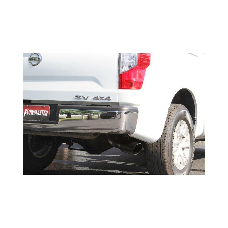 Nissan Titan Performance Exhaust - Flowmaster - FlowFX Cat-Back - Black - `17-`24