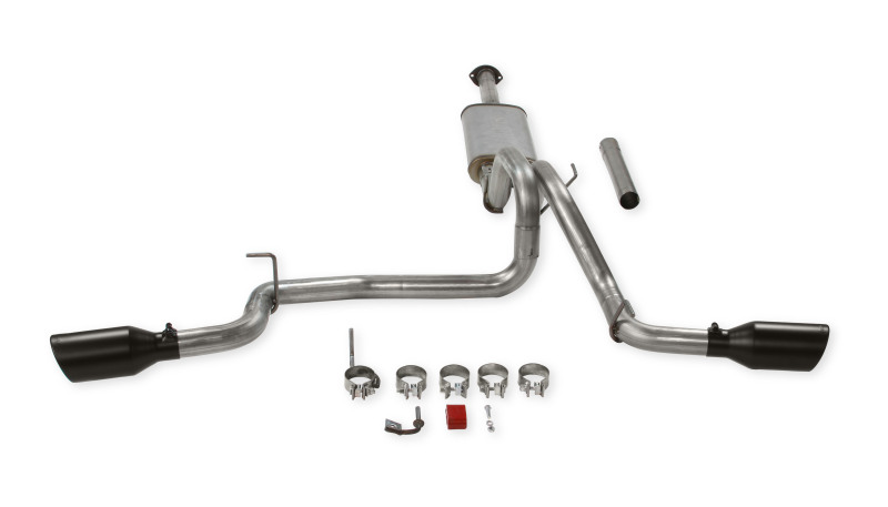 Toyota Tacoma Performance Exhaust - Rear - Flowmaster - FlowFX Cat-Back, Dual Exit - Black - `16-`23
