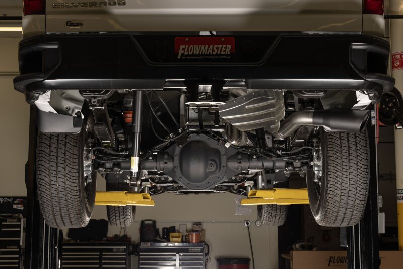 GMC Sierra 3500HD Performance Exhaust - Single Exit - Flowmaster - Flow FX Cat-Back - `20-`26