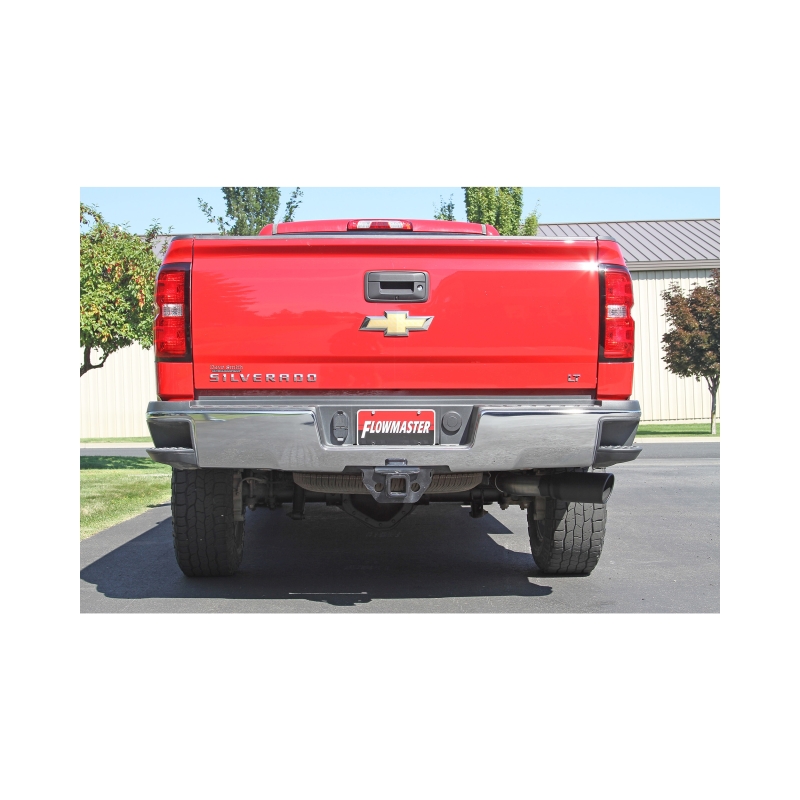 Chevrolet Silverado 2500 HD Performance Exhaust - Single Side Exit - Flowmaster - Flow FX Cat-Back - Black - `11-`19