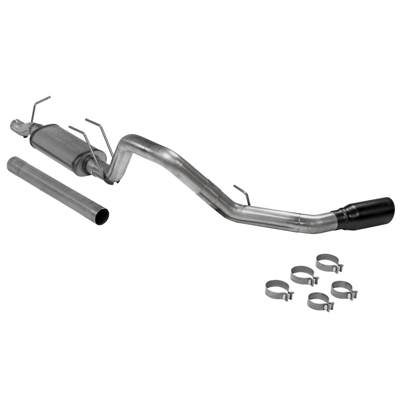 Ford F-250 Super Duty Performance Exhaust - Flowmaster - Cat-Back, Single Side Exit, Flow FX - Black - `17-`26