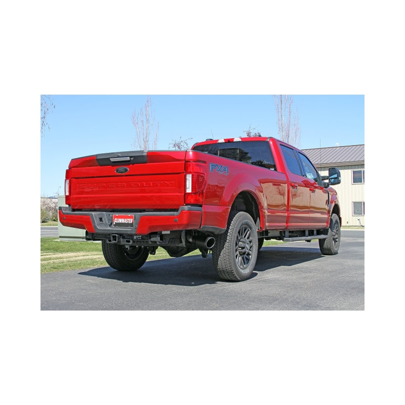 Ford F-350 Super Duty Performance Exhaust - Flowmaster - Cat-Back, Single Side Exit, Flow FX - Black - `17-`26