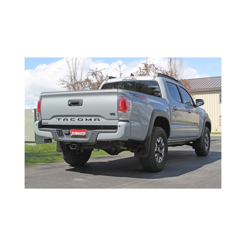 Toyota Tacoma Performance Exhaust - Flowmaster - FlowFX Cat-Back - Black - `16-`23