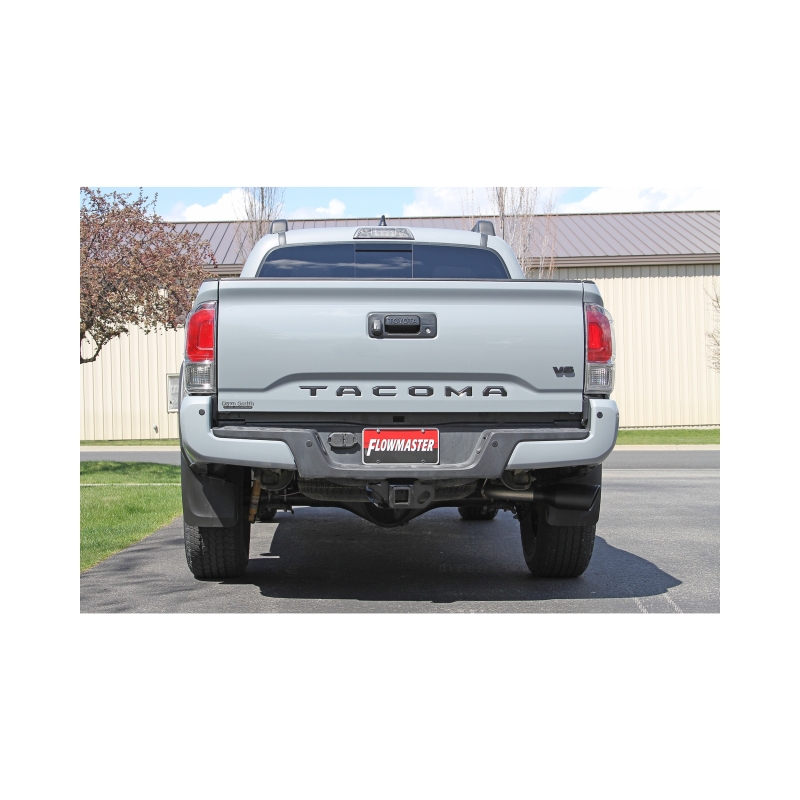 Toyota Tacoma Performance Exhaust - Flowmaster - FlowFX Cat-Back - Black - `16-`23