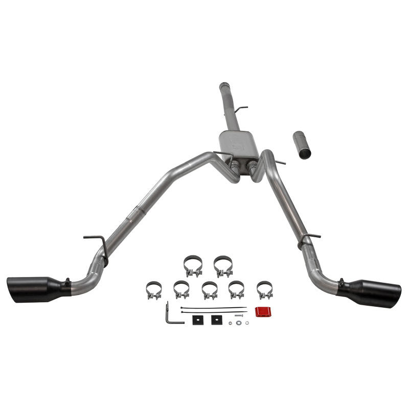 Chevrolet Silverado 1500 Performance Exhaust - Flowmaster - FlowFX Cat-Back Dual Side Exit - Black - `11-`18