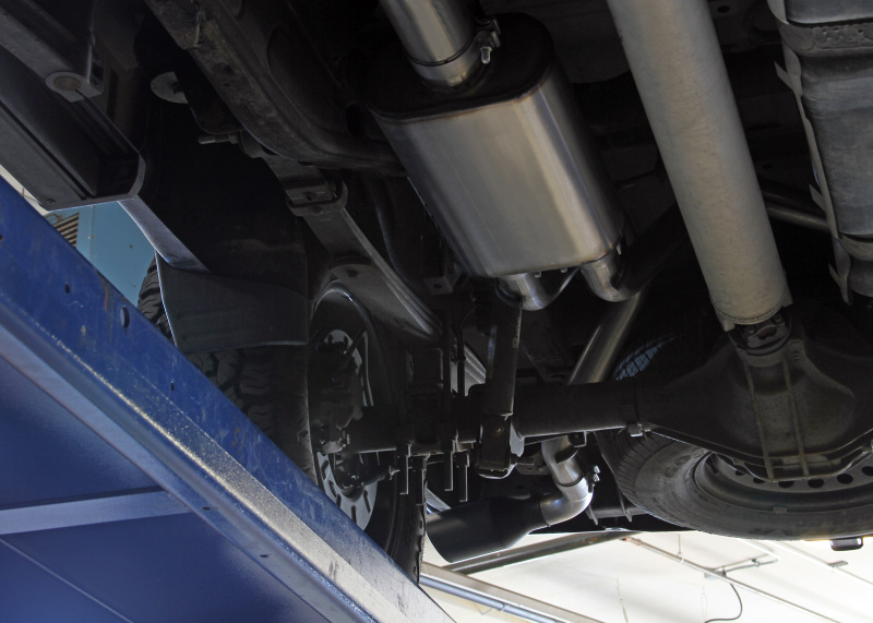 Chevrolet Silverado 1500 Performance Exhaust - Flowmaster - FlowFX Cat-Back Dual Side Exit - Black - `11-`18