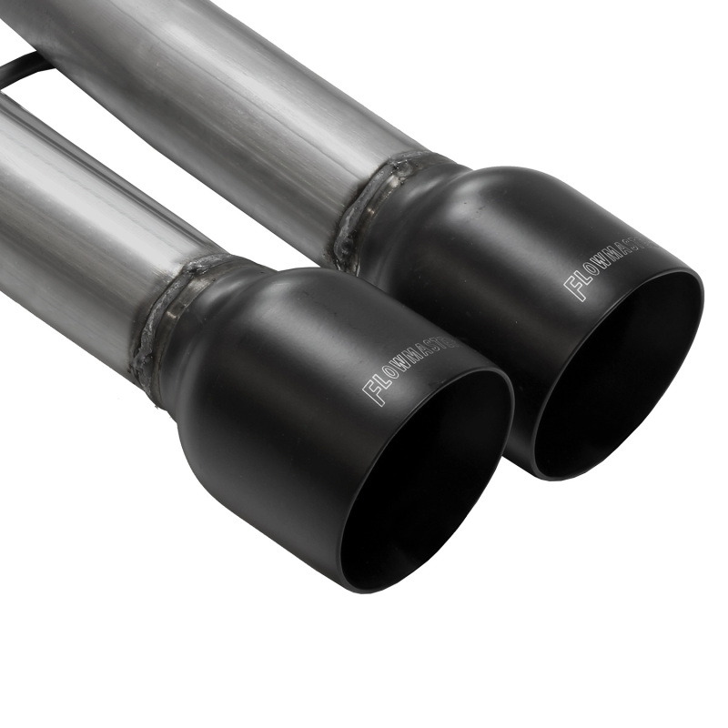 Dodge RAM 1500 Performance Exhaust - Flowmaster - FlowFX Cat-Back, Dual Same Side Out Exit, Black Ceramic Tips - Black - `09-`24