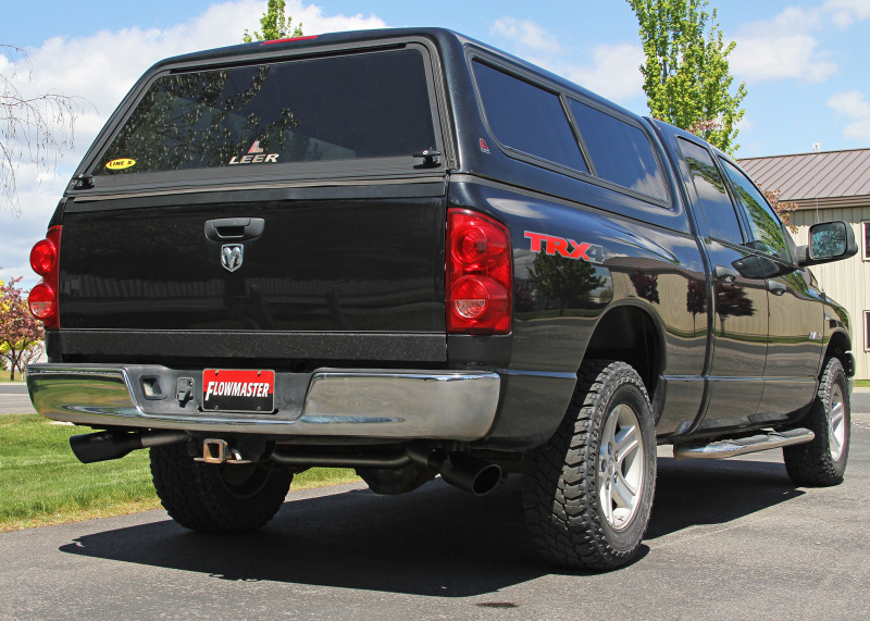 Dodge Ram 1500 Performance Exhaust - Dual Side Exit - Flowmaster - FlowFX Cat-Back Exhaust System - `06-`08