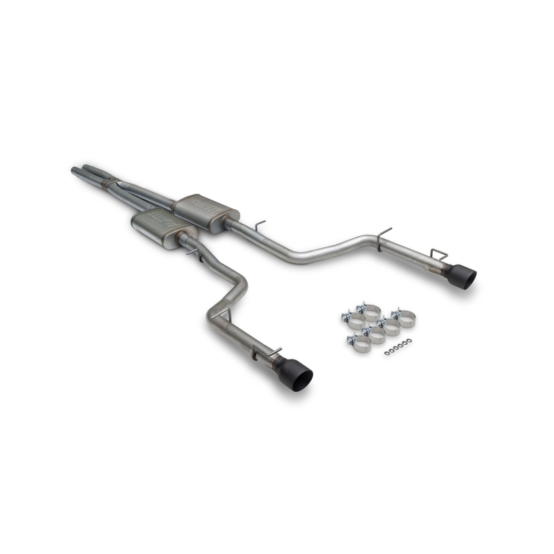 Dodge Charger Enforcer Performance Exhaust - Rear - Flowmaster - Flow FX, Dual Rear Exit, Cat Back - Black - `15-`23