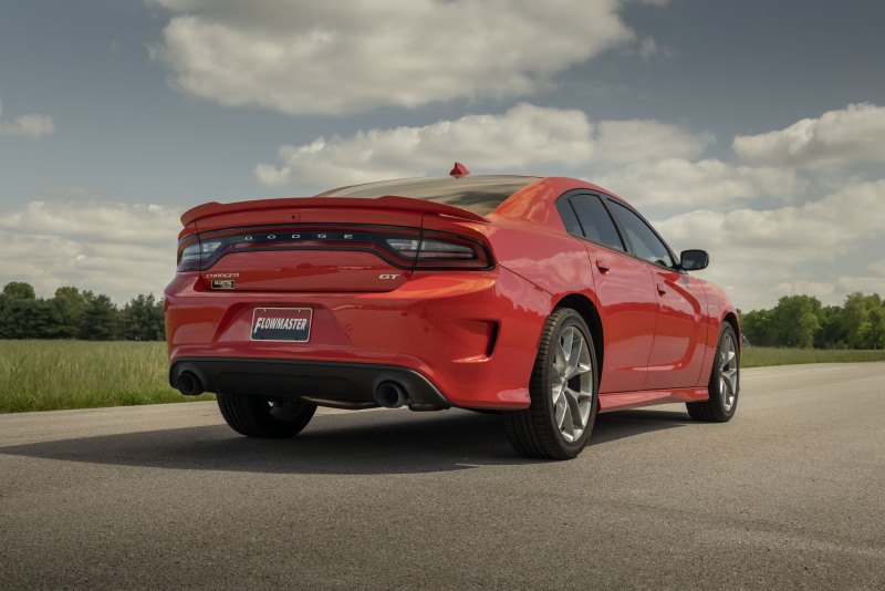Dodge Charger GT Performance Exhaust - Rear - Flowmaster - Flow FX, Dual Rear Exit, Cat Back - Black - `18-`23
