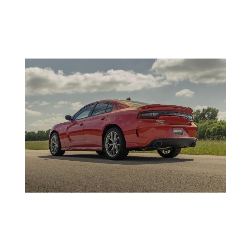 Dodge Charger Pursuit Performance Exhaust - Rear - Flowmaster - Flow FX, Dual Rear Exit, Cat Back - Black - `15-`23