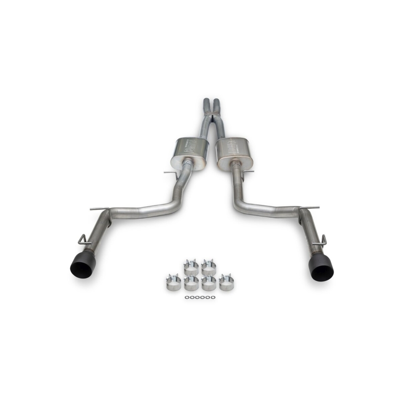 Dodge Charger Pursuit Performance Exhaust - Rear - Flowmaster - Flow FX, Dual Rear Exit, Cat Back - Black - `15-`23