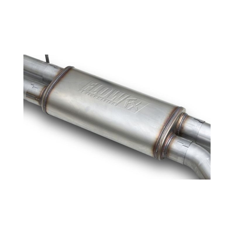 Ford Explorer ST Performance Exhaust - Dual Rear Exit - Flowmaster - Flow FX Cat-Back, Dual 3.50-inch Tips, Helmholtz Resonators - Black - `20-`26
