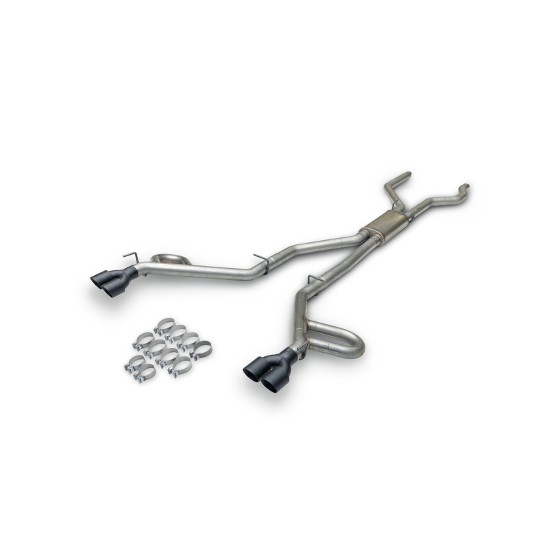 Ford Explorer ST Performance Exhaust - Dual Rear Exit - Flowmaster - Flow FX Cat-Back, Dual 3.50-inch Tips, Helmholtz Resonators - Black - `20-`26
