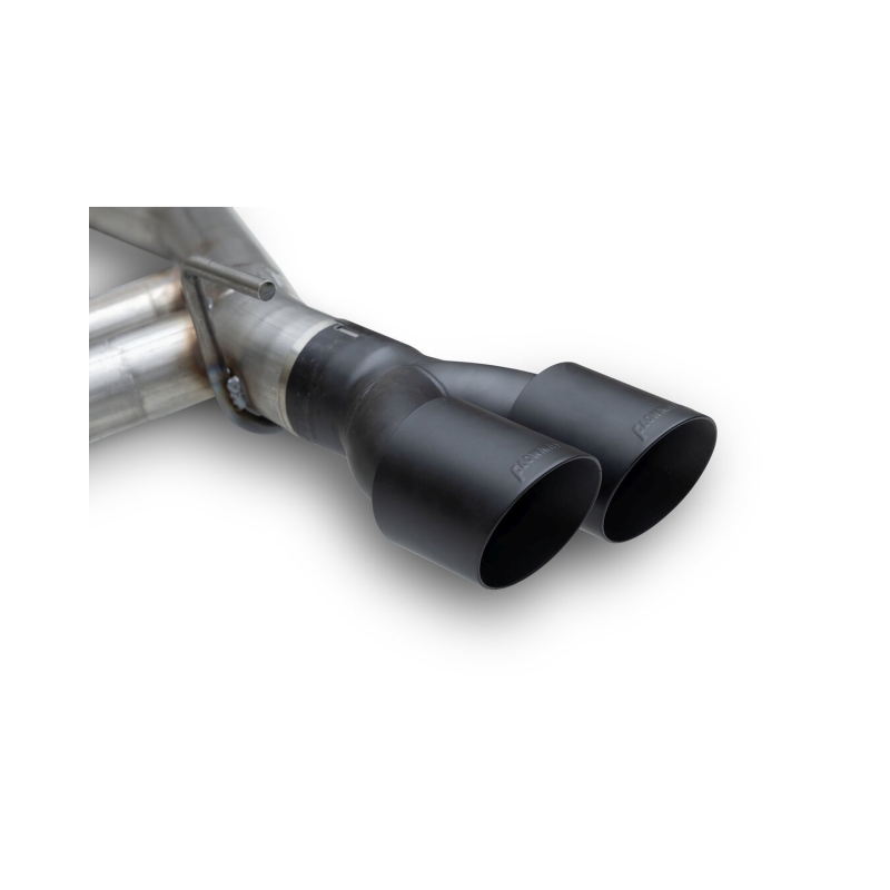 Lincoln Aviator Performance Exhaust - Dual Rear Exit - Flowmaster - Flow FX Cat-Back, Dual 3.50-inch Tips, Helmholtz Resonators - Black - `20-`26