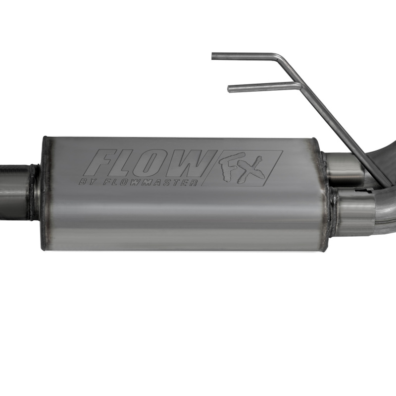Ford F350 Super Duty Performance Exhaust - Dual Side Exit - Flowmaster - FlowFX Cat Back - Black - `17-`25