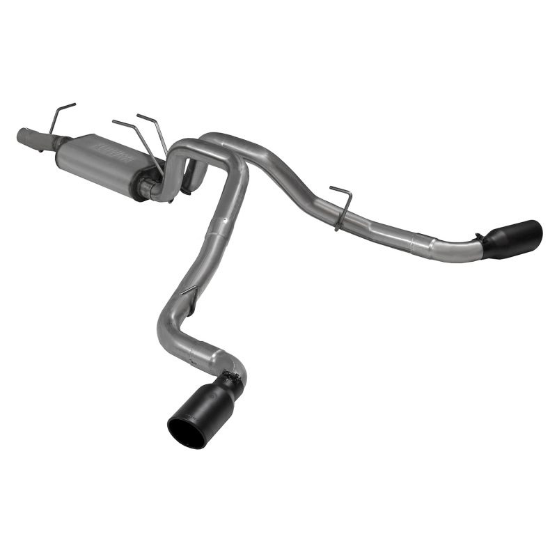 Ford F350 Super Duty Performance Exhaust - Dual Side Exit - Flowmaster - FlowFX Cat Back - Black - `17-`25