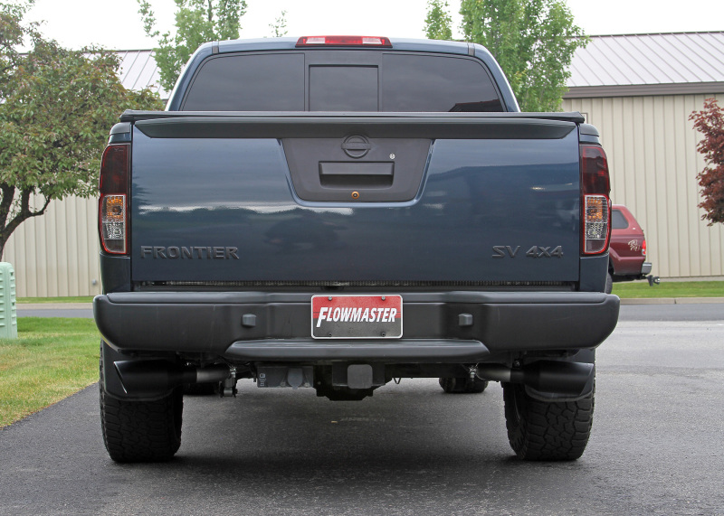 Nissan Frontier Performance Exhaust - Flowmaster - FlowFX Cat-Back, Dual Side Exit, 4.50-inch Ceramic Tips - Black - `05-`19