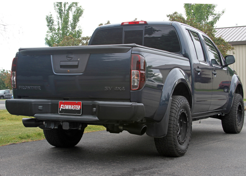 Nissan Frontier Performance Exhaust - Flowmaster - FlowFX Cat-Back, Dual Side Exit, 4.50-inch Ceramic Tips - Black - `05-`19