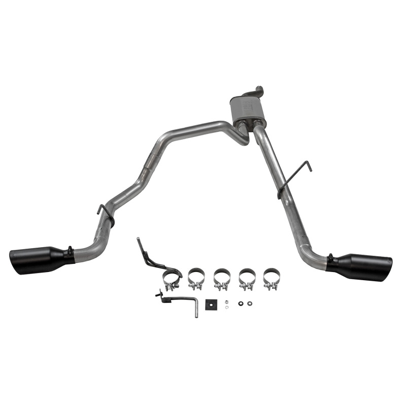 Nissan Frontier Performance Exhaust - Flowmaster - FlowFX Cat-Back, Dual Side Exit, 4.50-inch Ceramic Tips - Black - `05-`19