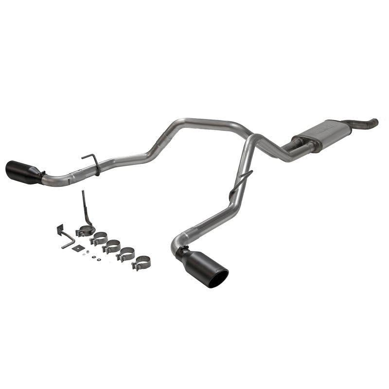 Nissan Frontier Performance Exhaust - Flowmaster - FlowFX Cat-Back, Dual Side Exit, 4.50-inch Ceramic Tips - Black - `05-`19