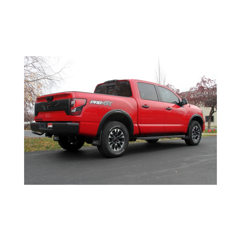 Nissan Titan Performance Exhaust - Flowmaster - Flow FX Cat-Back Dual Same Side Out Exit - Black - `17-`24
