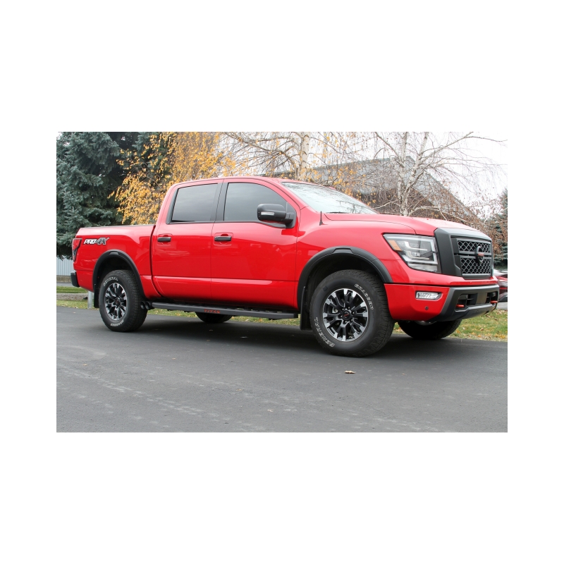 Nissan Titan Performance Exhaust - Flowmaster - Flow FX Cat-Back Dual Same Side Out Exit - Black - `17-`24