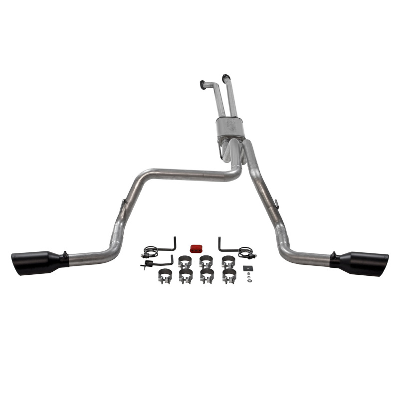 Toyota Tundra Performance Exhaust - Dual Side Exit - Flowmaster - Flow FX Cat-Back - Black - `07-`09
