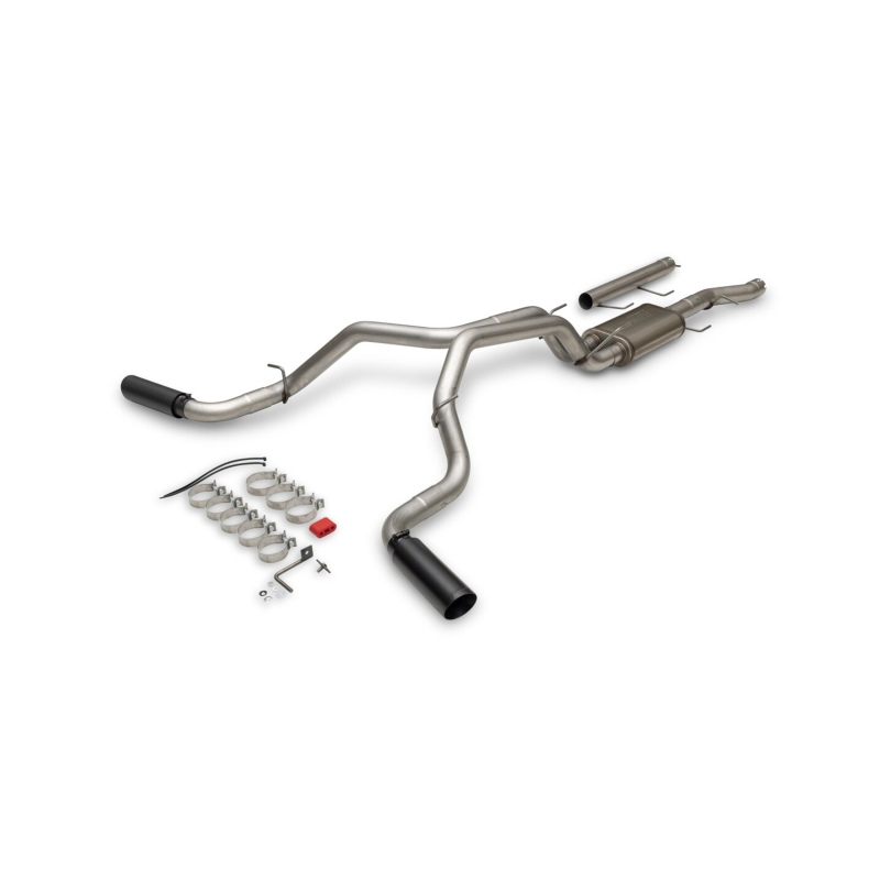 RAM 2500 Performance Exhaust - Dual Rear Exit - Flowmaster - Flow FX Cat-Back - Black - `14-`24
