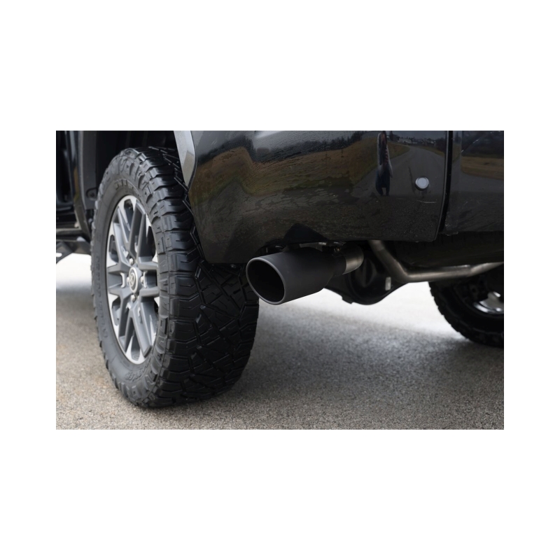 Toyota Tundra Performance Exhaust - Dual Side Exit - Flowmaster - Cat Back, Flow FX, Stainless Steel - Black - `22-`26