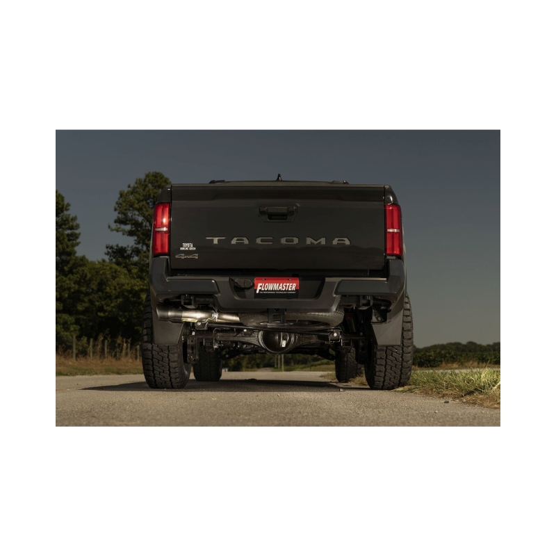 Toyota Tacoma Performance Exhaust - Flowmaster - Cat Back, Flow FX - Black - `24-`26