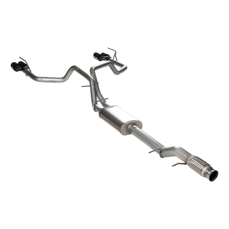 Chevrolet Tahoe Performance Exhaust - Dual Exit - Flowmaster - Flow FX Cat-Back - Black Chrome - `21-`26