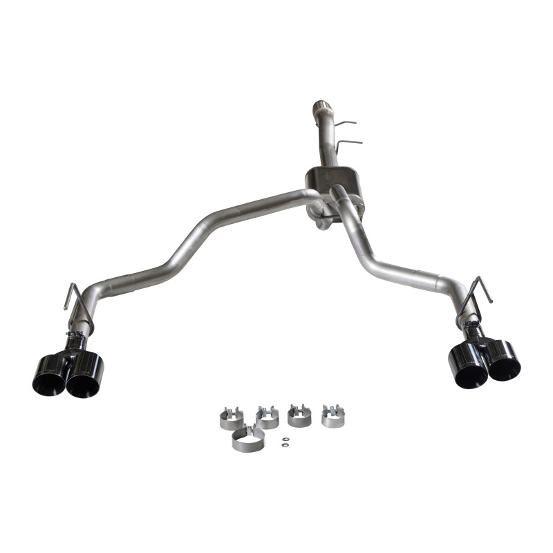 GMC Yukon XL Performance Exhaust - Dual Exit - Flowmaster - Flow FX Cat-Back - Black Chrome - `21-`26