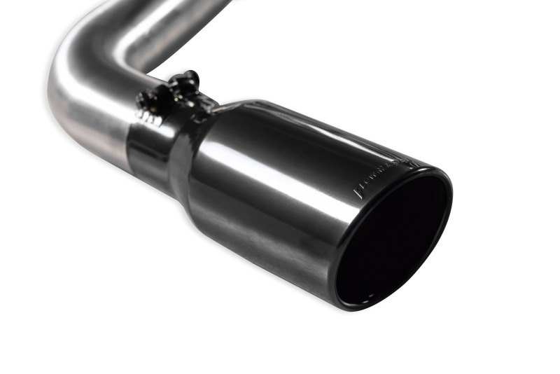 Chevrolet Silverado 1500 Performance Exhaust - Rear - Flowmaster - Cat-Back Signature Series - Black Chrome - `14-`18