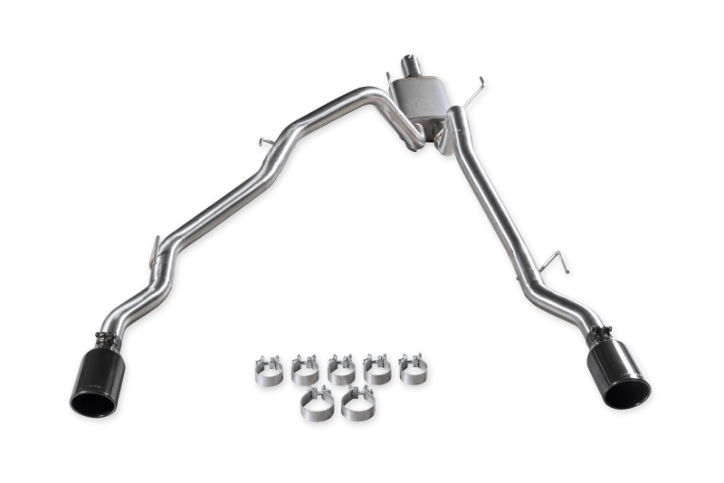 RAM 1500 Performance Exhaust - Rear - Flowmaster - Signature Series Cat-Back - Brushed Stainless Steel - `09-`24