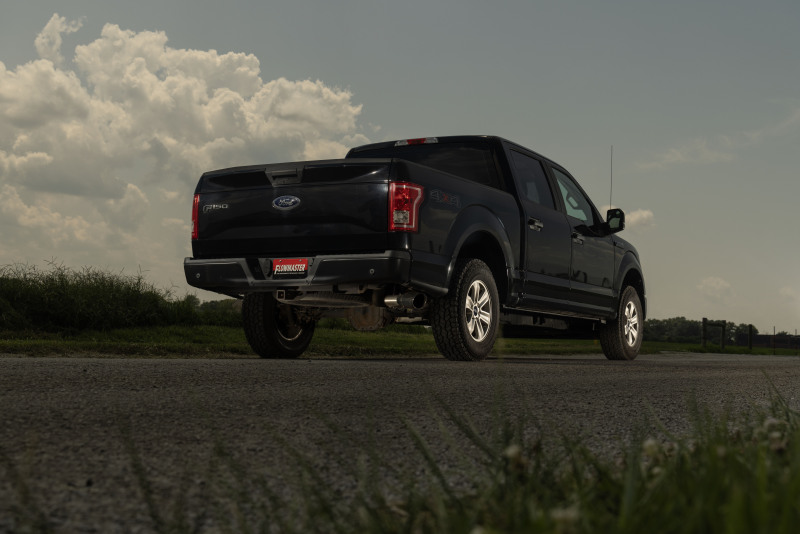 Ford F-150 Performance Exhaust - Rear - Flowmaster - Signature Series Cat-Back - Brushed Stainless Steel - `15-`20