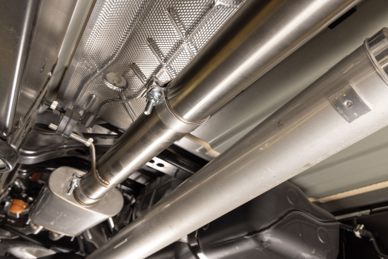Ram 1500 Performance Exhaust - Rear - Flowmaster - Signature Series Cat Back - Black Chrome - `19-`24