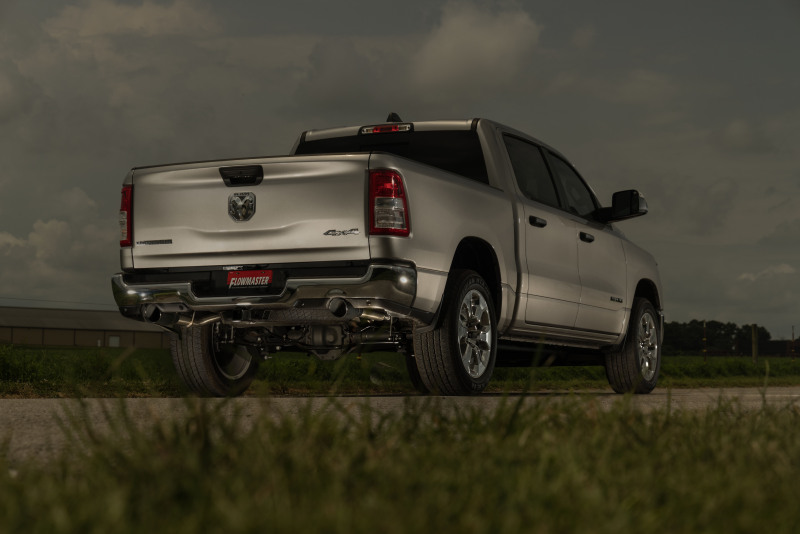 Ram 1500 Performance Exhaust - Rear - Flowmaster - Signature Series Cat Back - Black Chrome - `19-`24