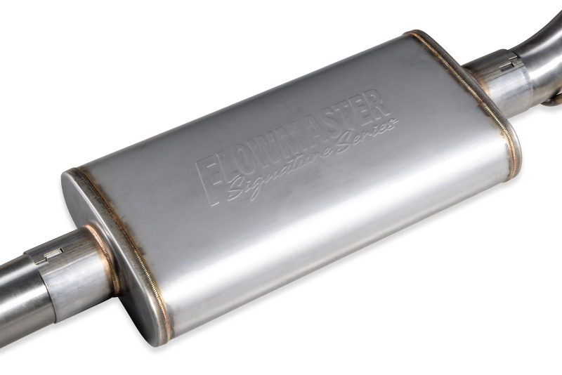 Ford F-150 Performance Exhaust - Rear - Flowmaster - Signature Series Cat-Back - Black - `21-`26