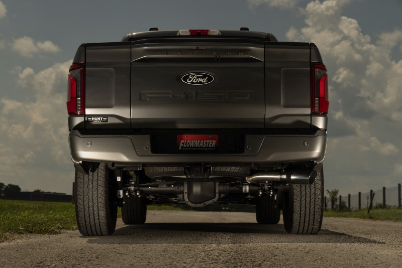 Ford F-150 Performance Exhaust - Rear - Flowmaster - Signature Series Cat-Back - Black - `21-`26