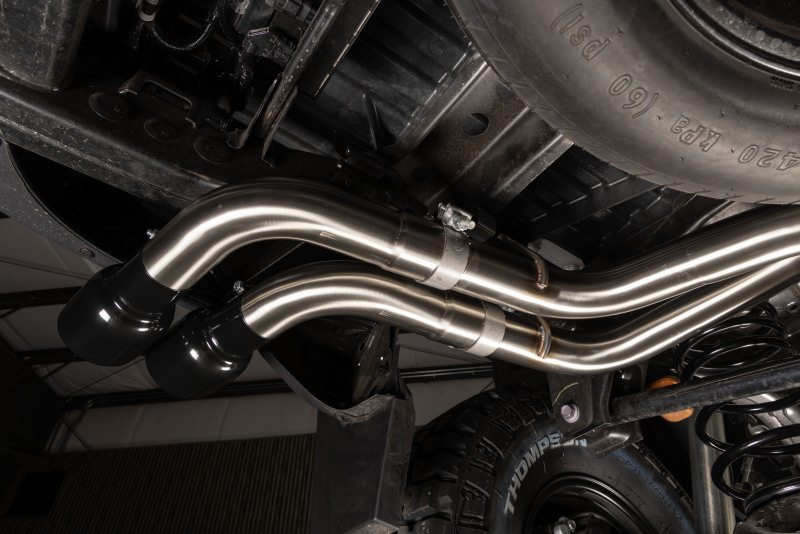 Toyota Tacoma Performance Exhaust - Rear - Flowmaster - Signature Series Cat-Back - Black Chrome - `24-`26