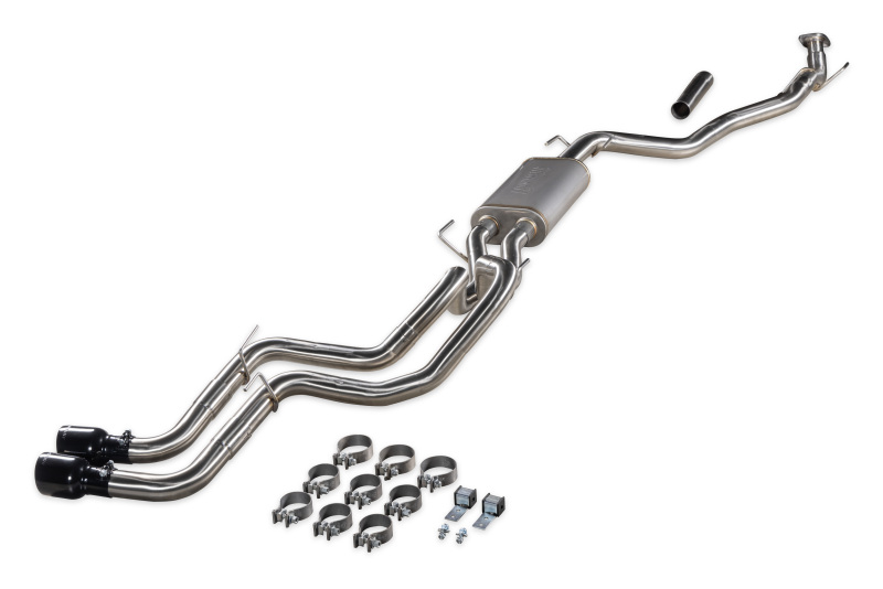 Toyota Tacoma Performance Exhaust - Rear - Flowmaster - Signature Series Cat-Back - Black Chrome - `24-`26
