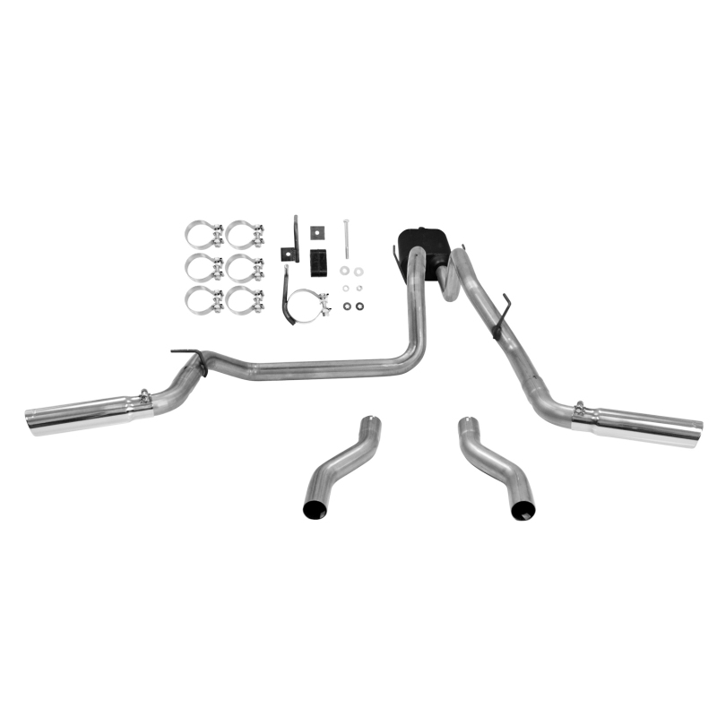 Dodge Ram 1500 Performance Exhaust - Flowmaster - American Thunder Cat Back - `04-`05
